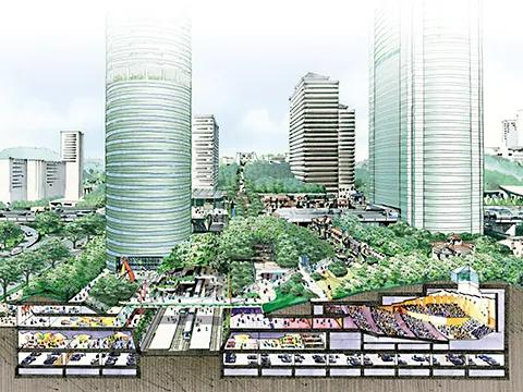 수직적 공간의 파노라마